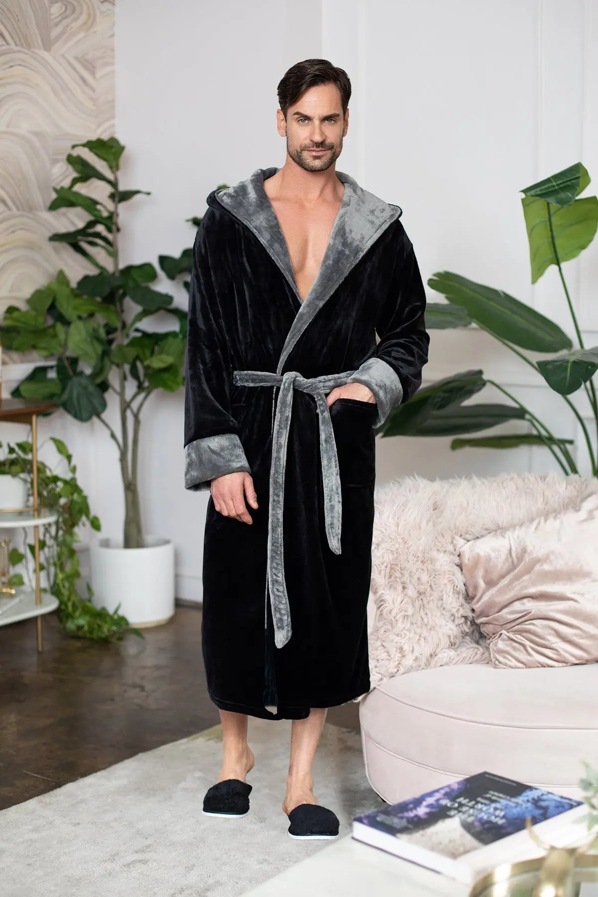 Men’s Robe with Hood – Ultra-Soft Plush Comfort for Everyday Use - Concordia Style Boutique