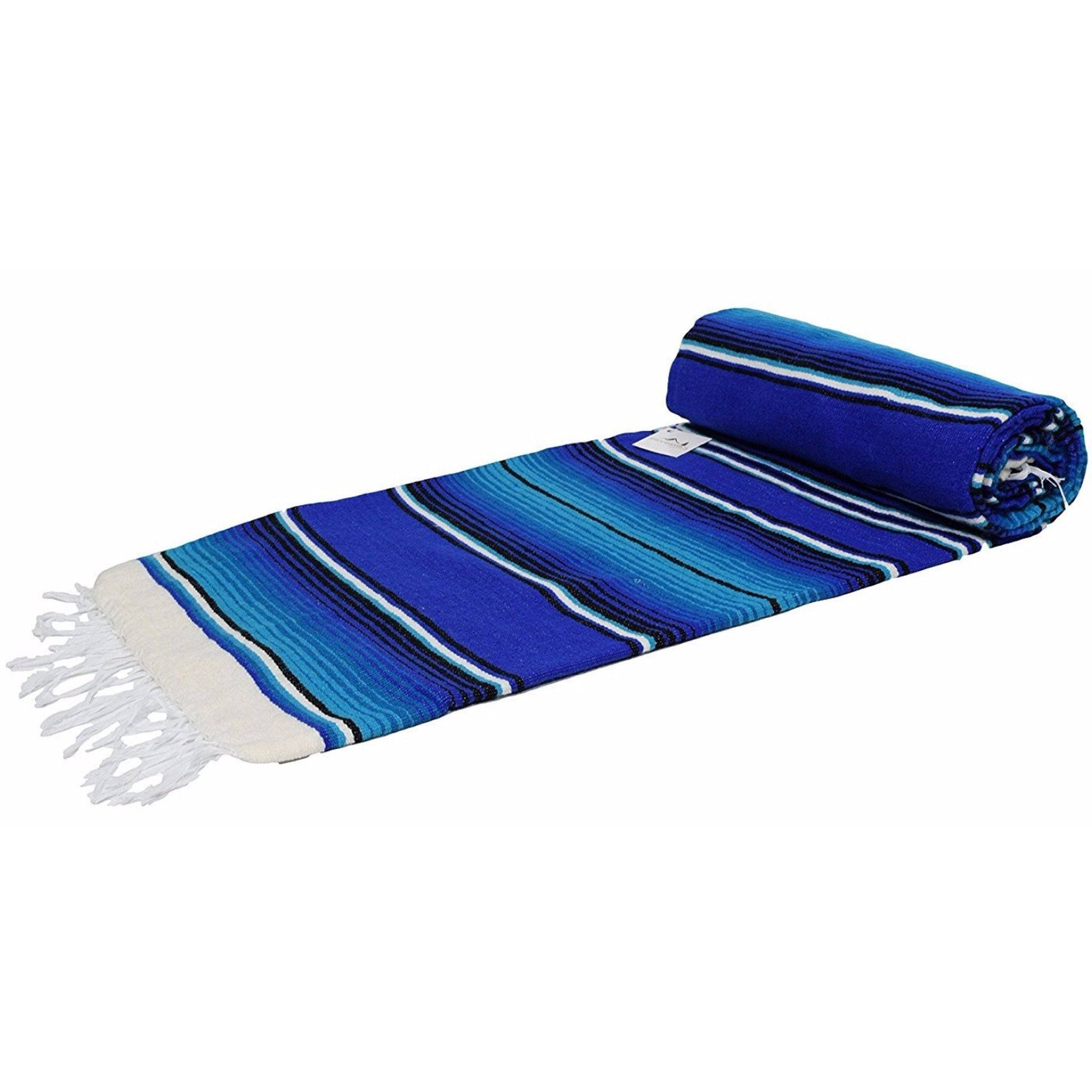 Blue Serape Isla Blanket - Concordia Style Boutique