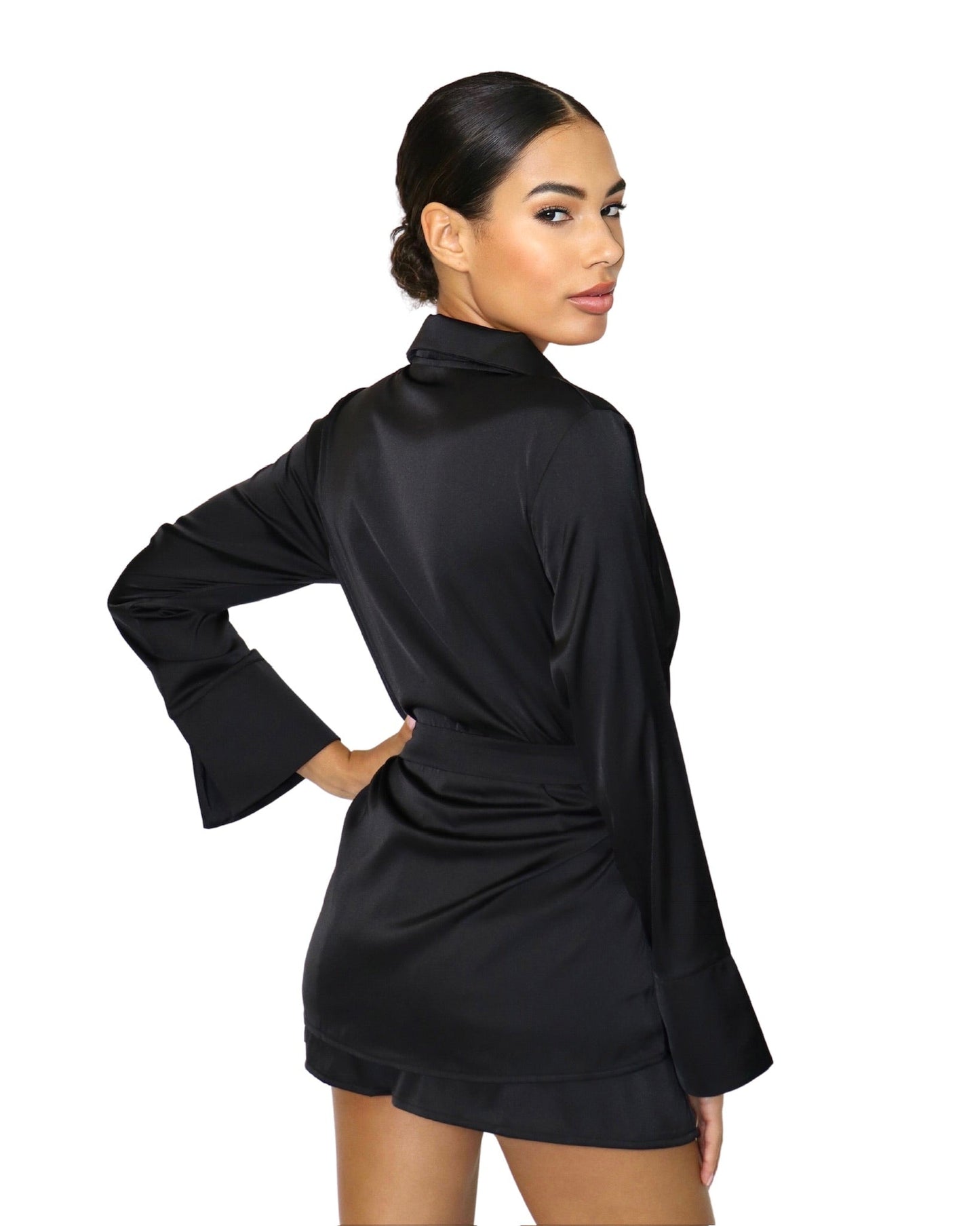 Blazer Top - Viscose Satin - Concordia Style Boutique
