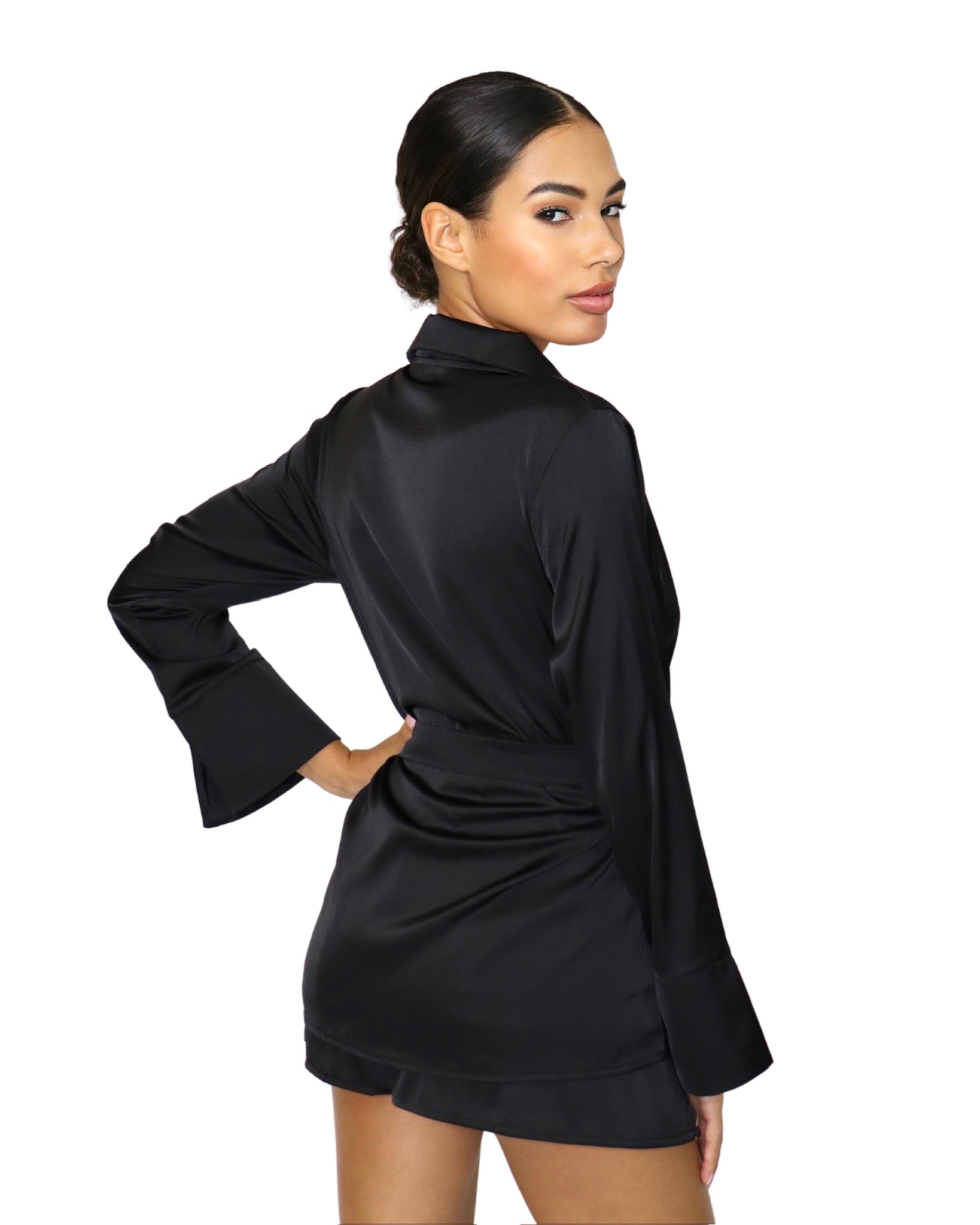 Blazer Top - Viscose Satin - Concordia Style Boutique