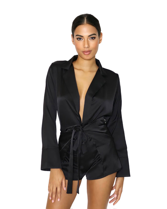 Blazer Top - Viscose Satin - Concordia Style Boutique