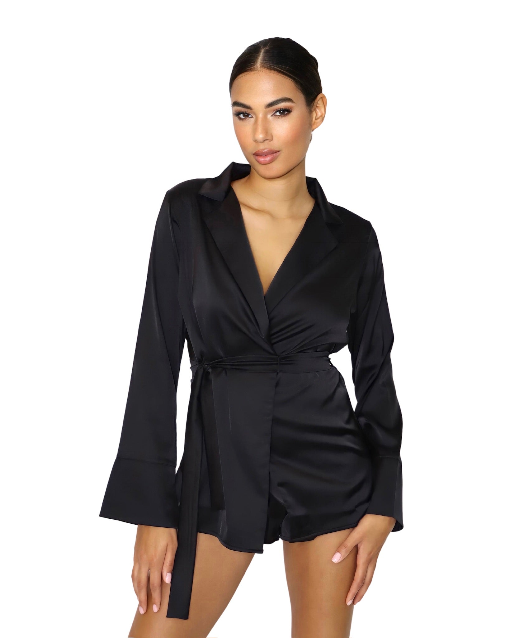 Blazer Top - Viscose Satin - Concordia Style Boutique