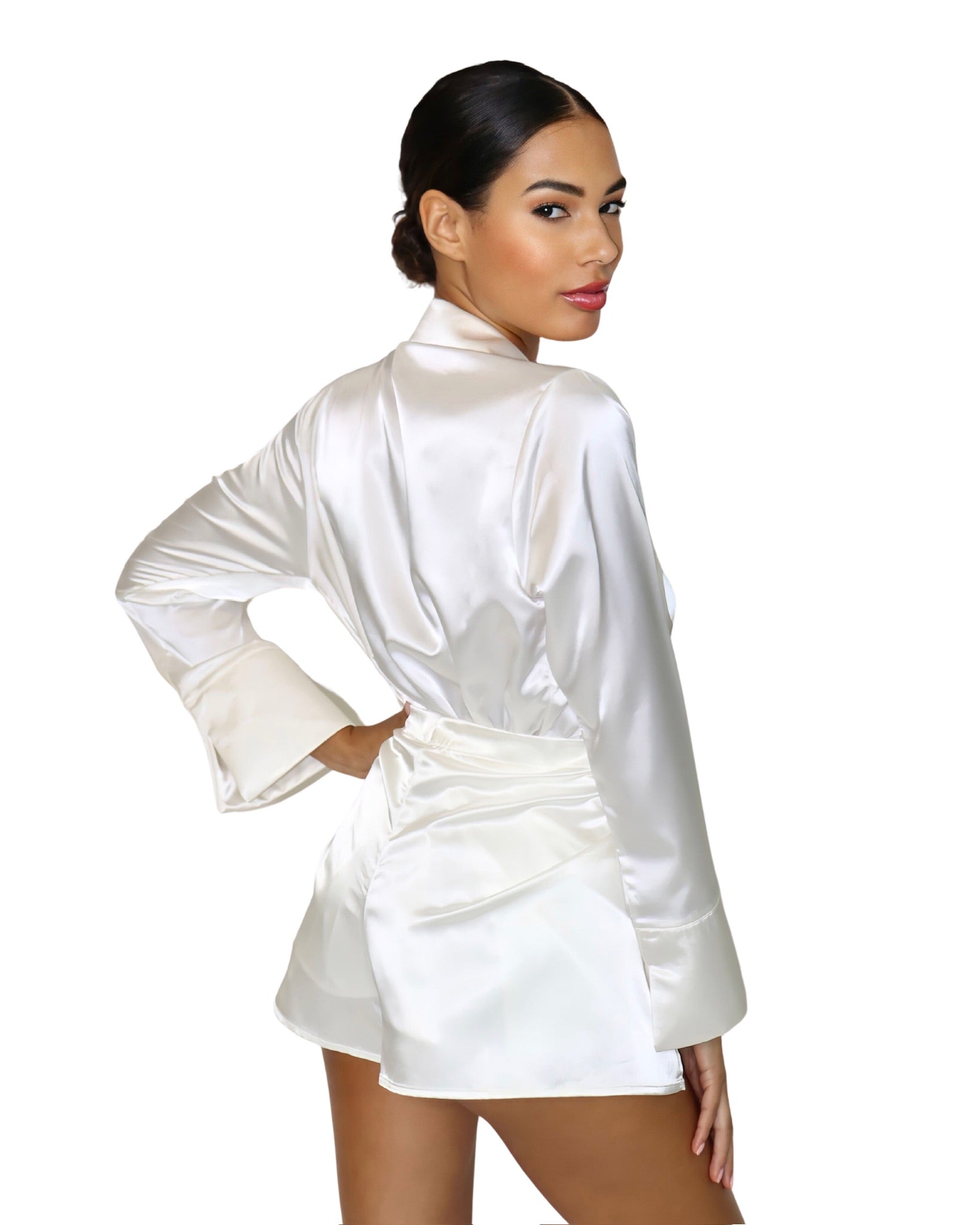 Blazer Top - Satin - Concordia Style Boutique
