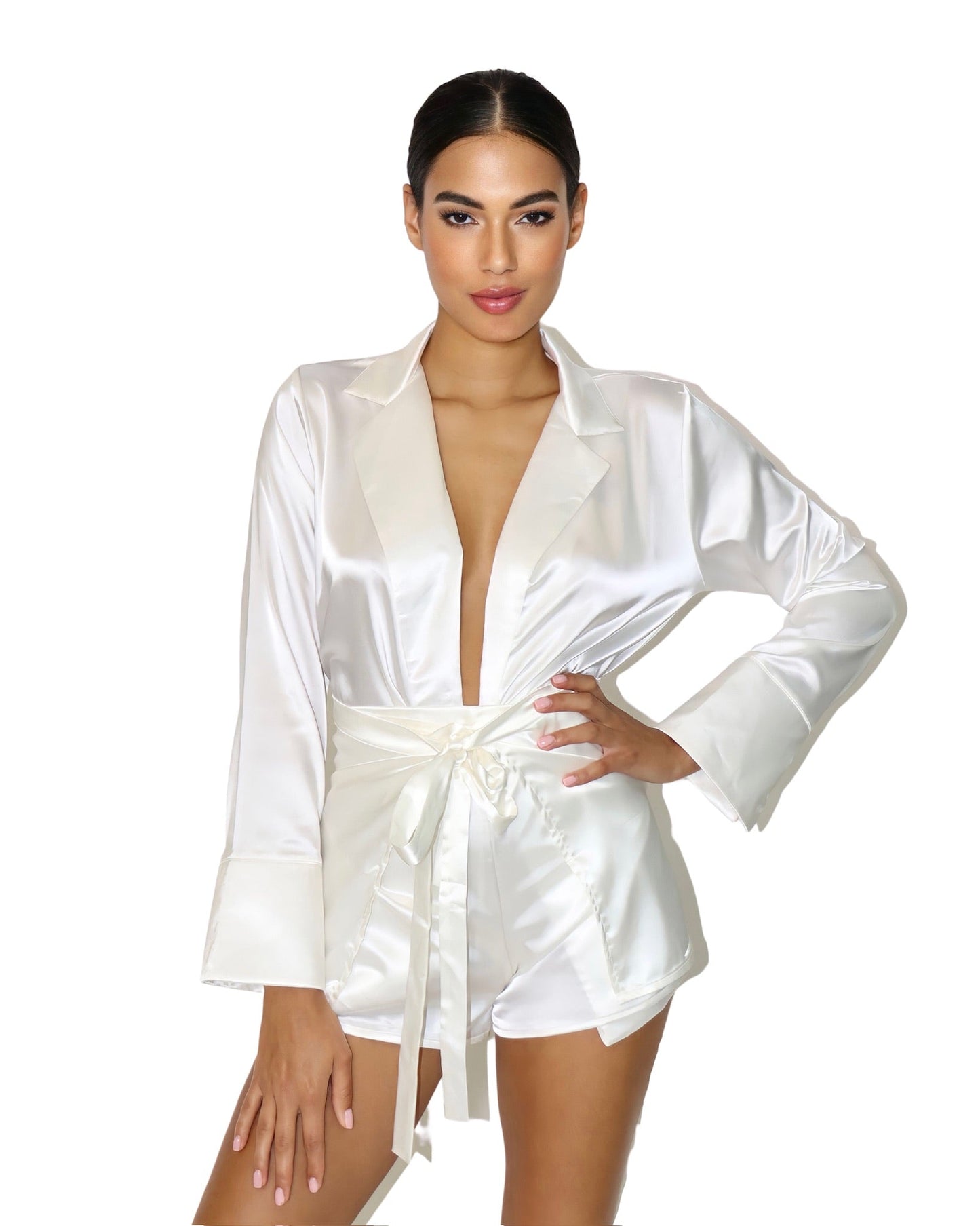 Blazer Top - Satin - Concordia Style Boutique