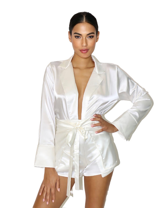 Blazer Top - Satin - Concordia Style Boutique