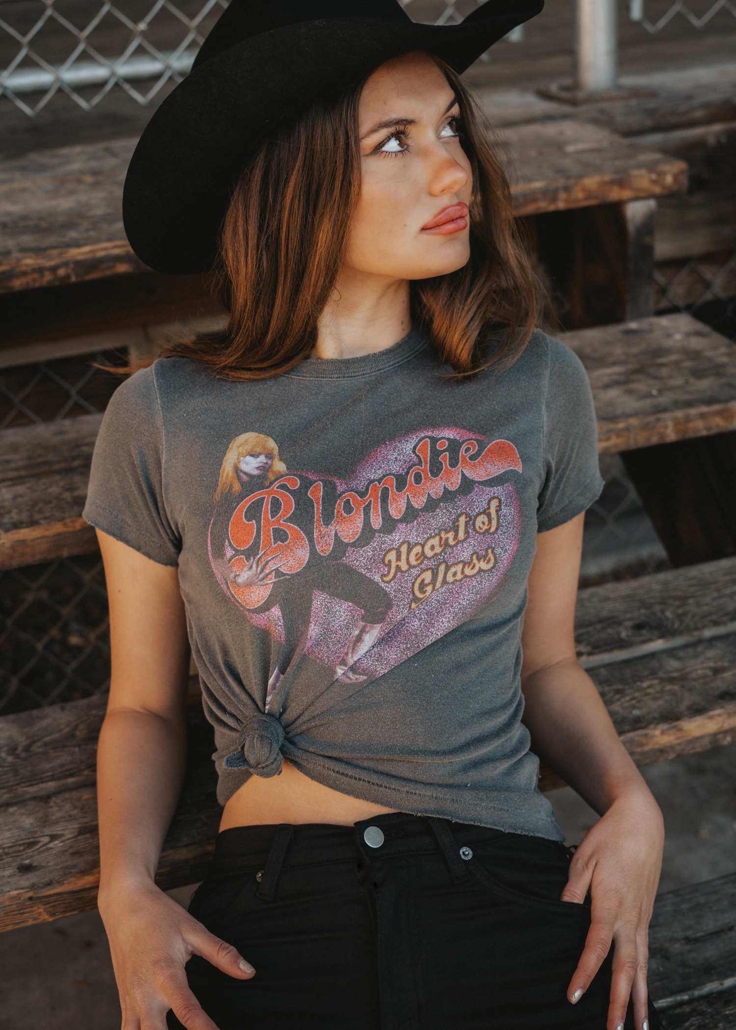 Blondie Heart of Glass Band Shirt by Junk Food - Concordia Style Boutique