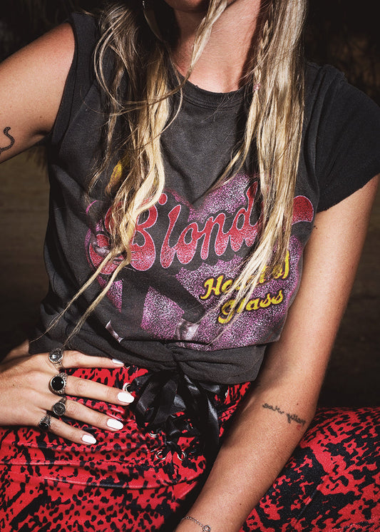 Blondie Heart of Glass Band Shirt by Junk Food - Concordia Style Boutique