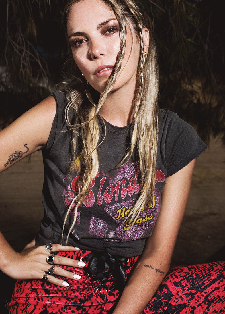 Blondie Heart of Glass Band Shirt by Junk Food - Concordia Style Boutique