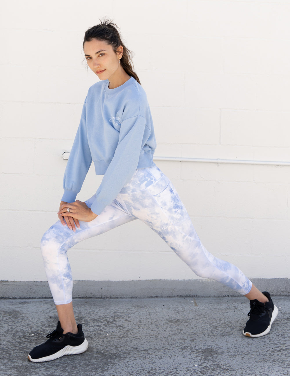 Blue Tie-Dye Legging - Concordia Style Boutique