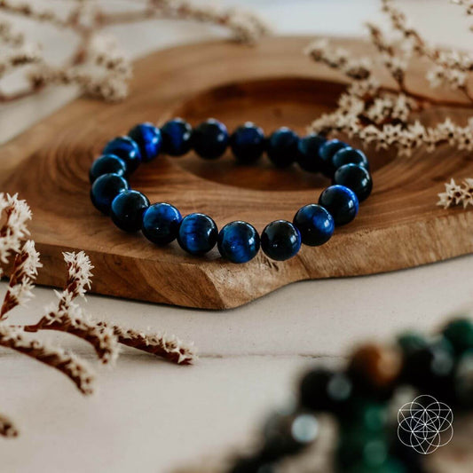 Blue Tiger’s Eye Bracelet - Concordia Style Boutique