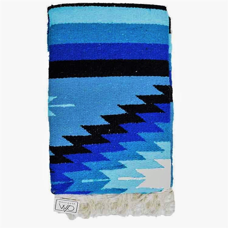 Blue Shades Diamond Blanket - Concordia Style Boutique