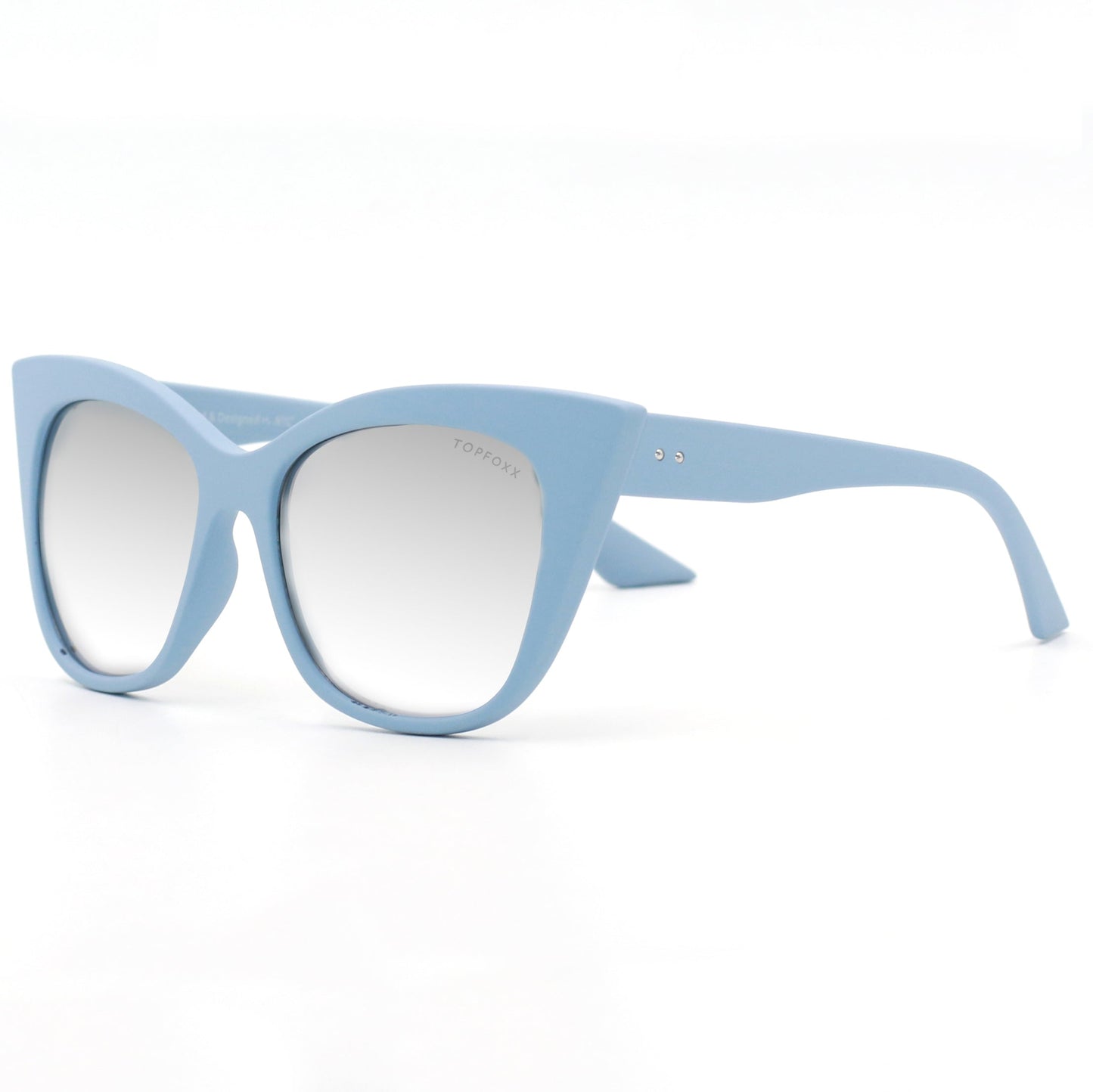 Venice Cateye - Blue - Silver - Concordia Style Boutique