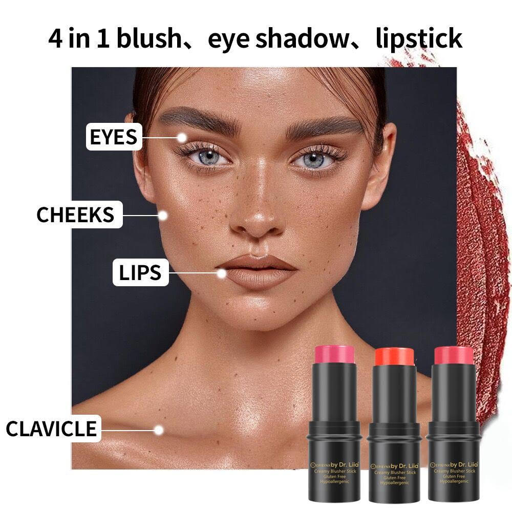 Compact Blush Stain Stick for Cheeks, Lips, Eyes - Concordia Style Boutique