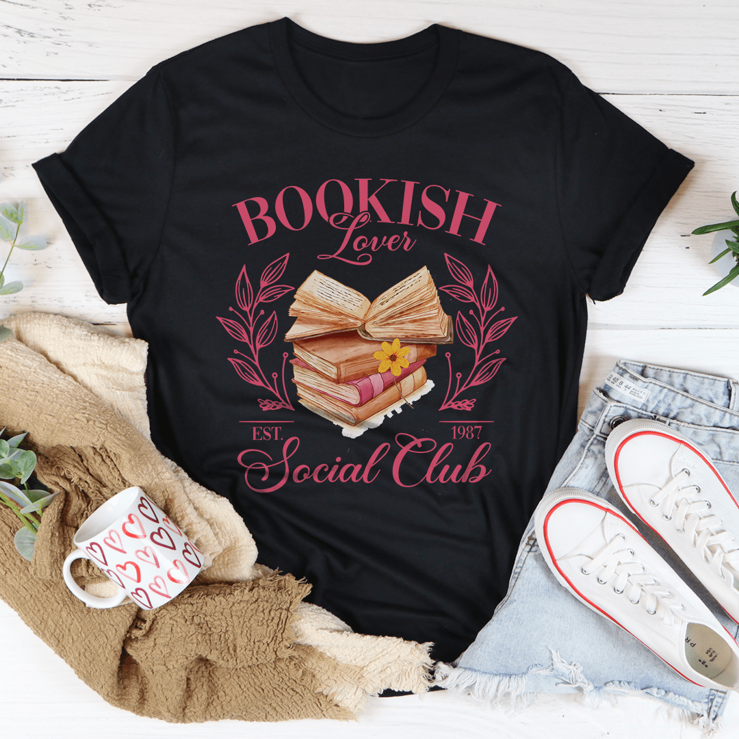 Bookish Lover Social Club Tee - Concordia Style Boutique
