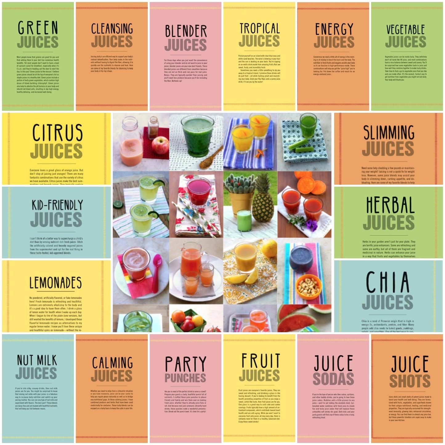 The Juice Lover's Big Book of Juices Paperback Book (Signed copy)