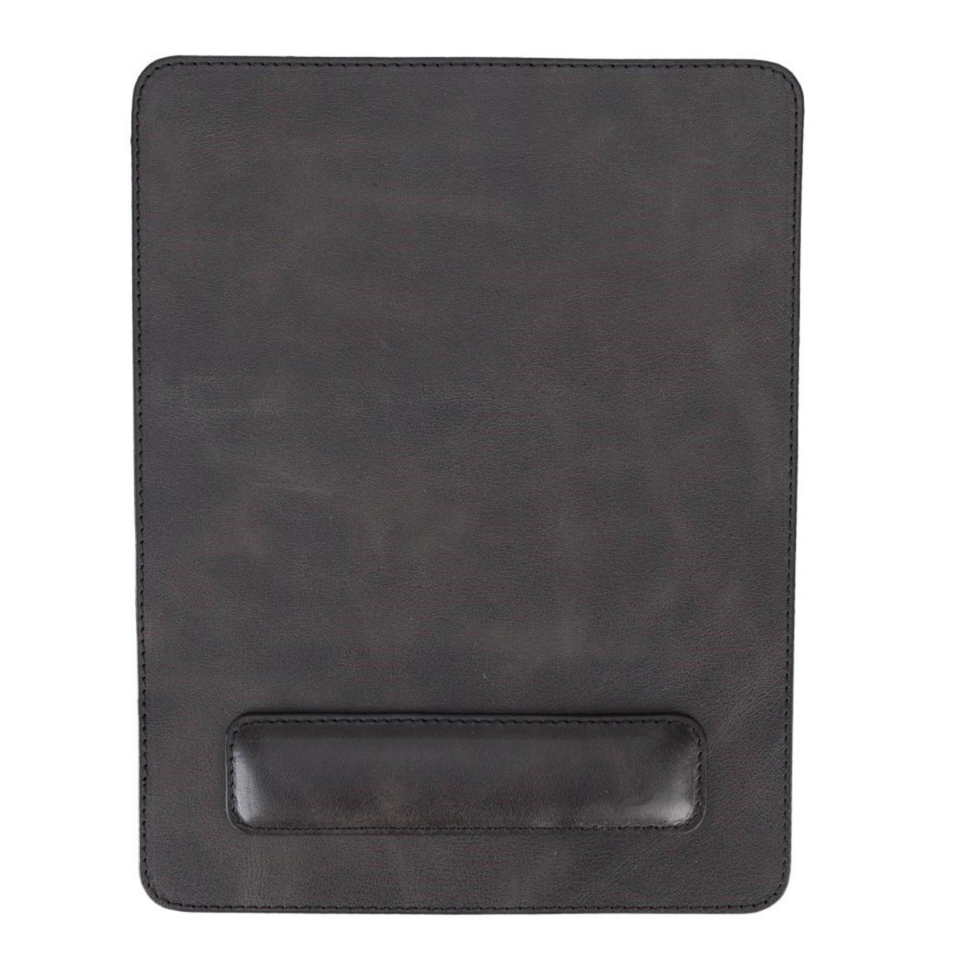 Boulder Full-Grain Leather Mouse Pad with Hand Support - Concordia Style Boutique