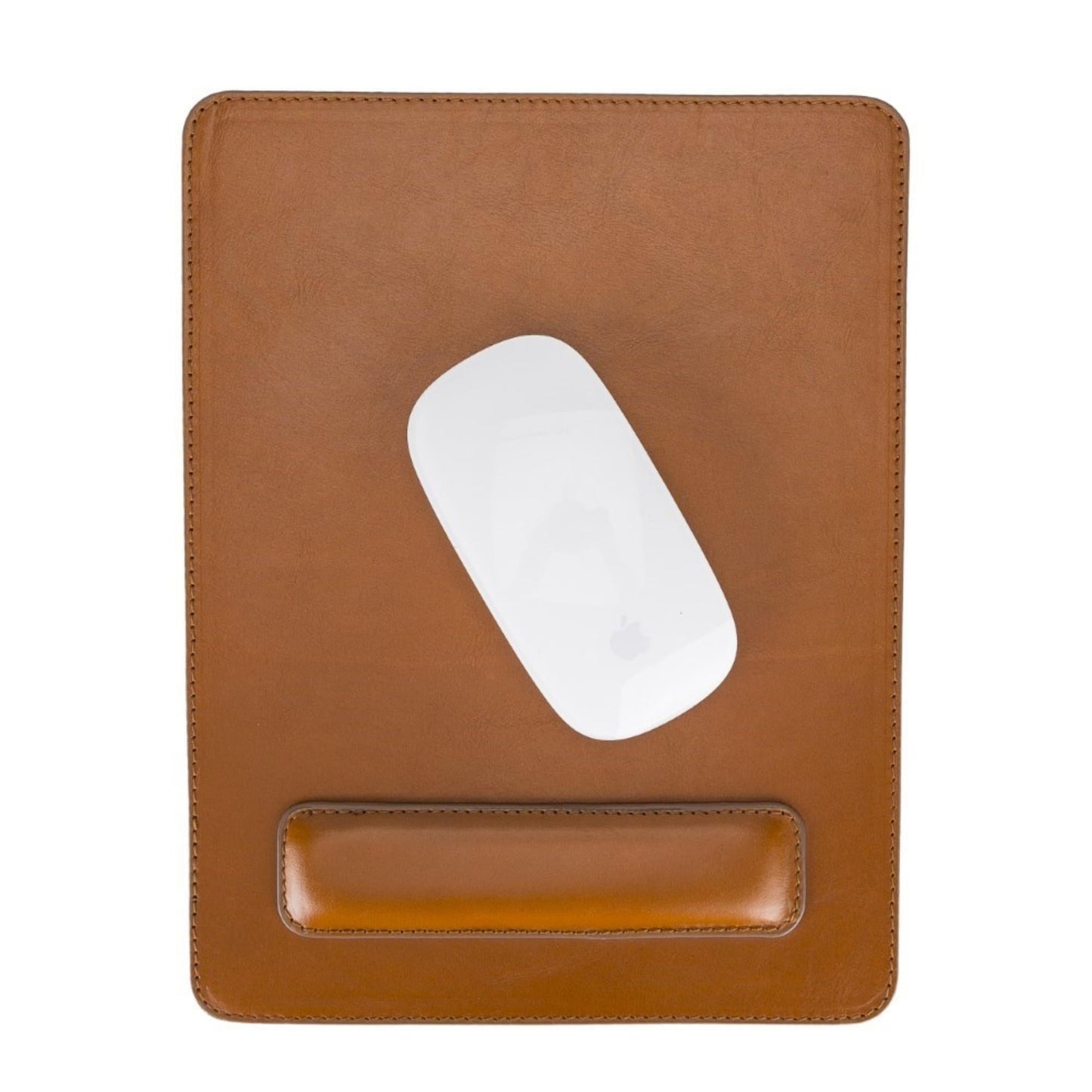Boulder Full-Grain Leather Mouse Pad with Hand Support - Concordia Style Boutique