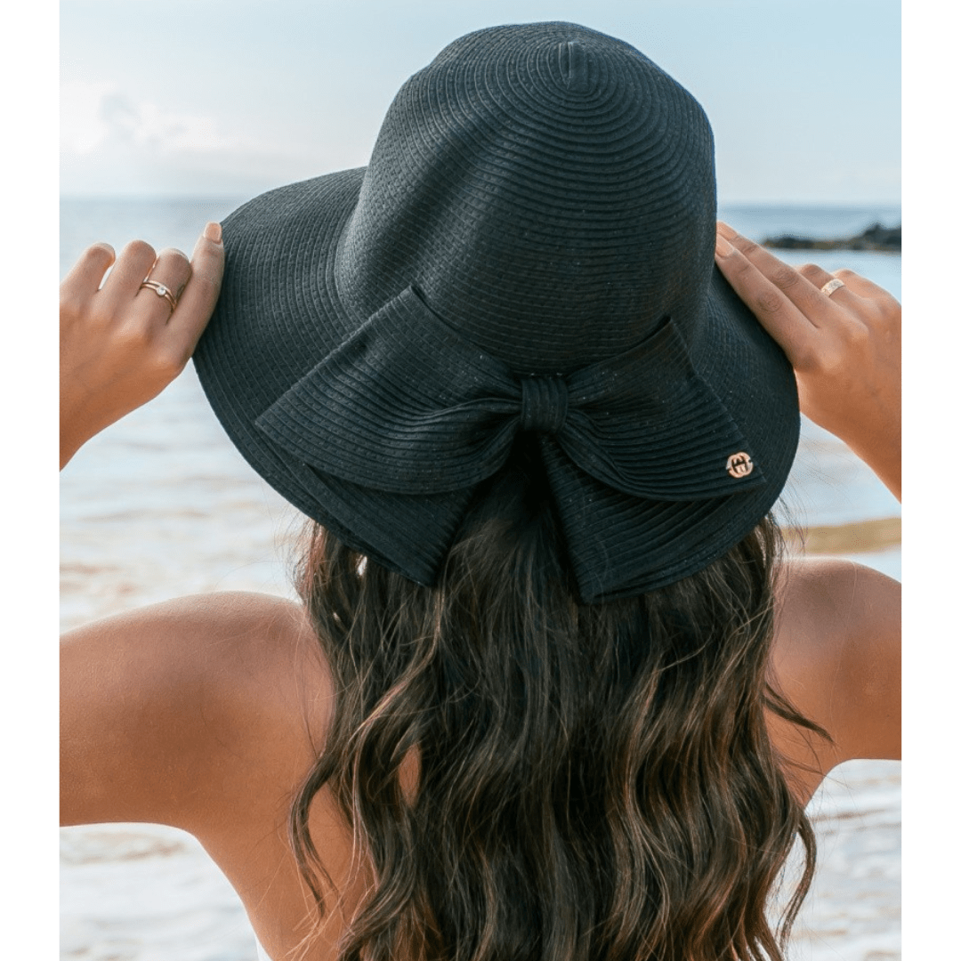 Bow Back Straw Bucket Hat - Concordia Style Boutique