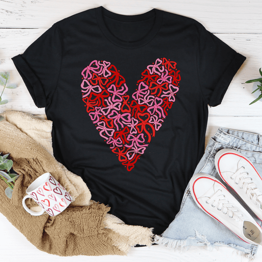 Bow Heart Tee - Concordia Style Boutique