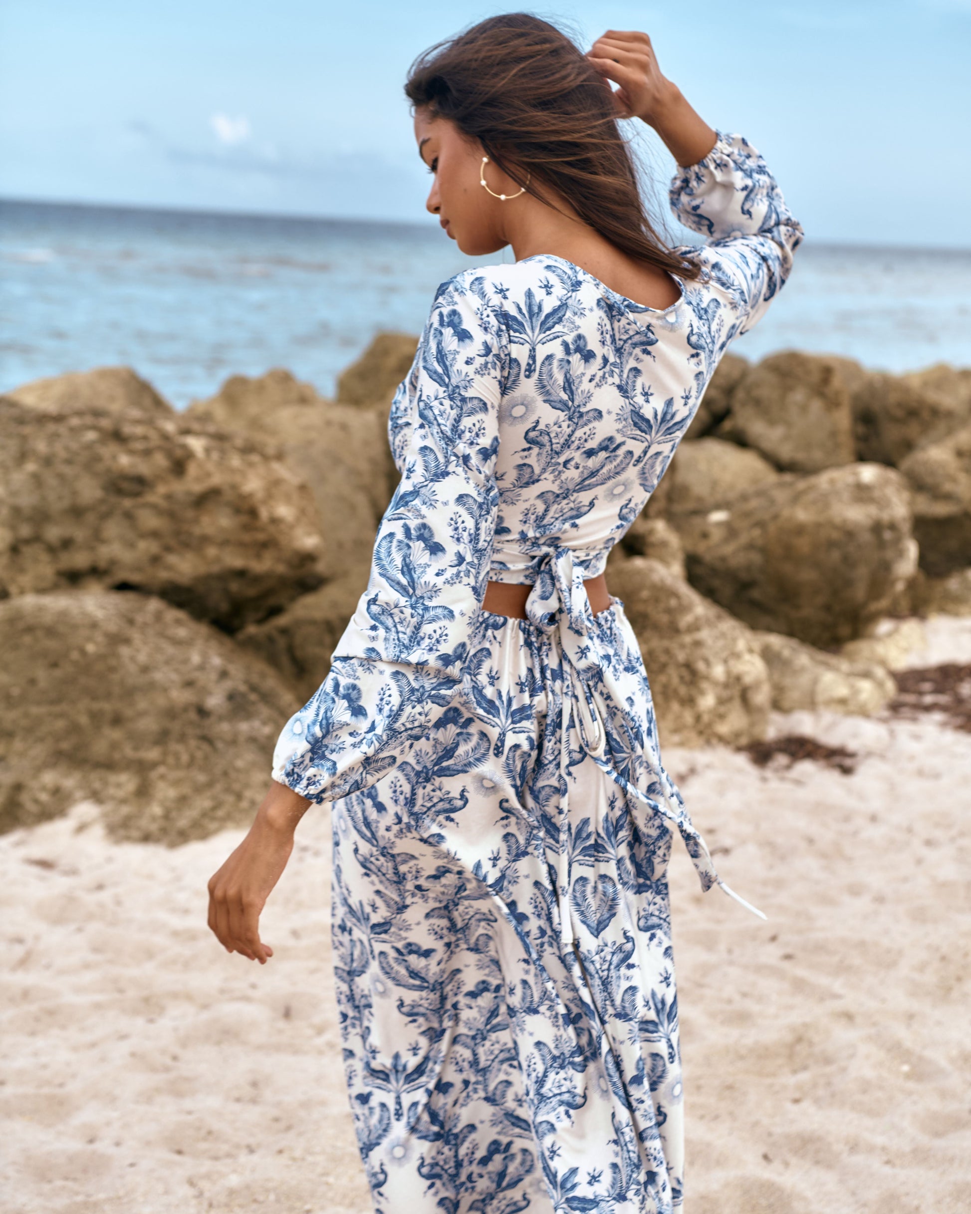Attachable Skirt to Dress - French Toile - Concordia Style Boutique