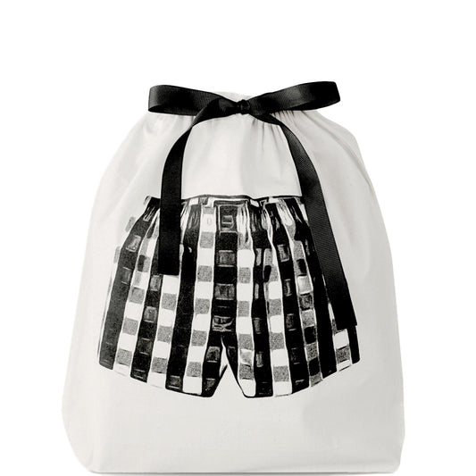 Boxer Shorts Bag, Cream - Concordia Style Boutique