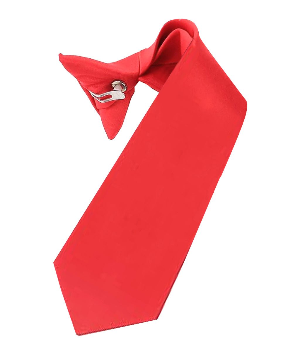 Vittorio Farina Boy's Satin Clip Necktie