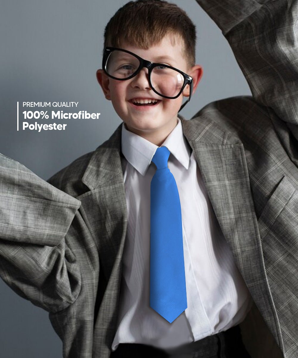 Vittorio Farina Boy's Satin Clip Necktie