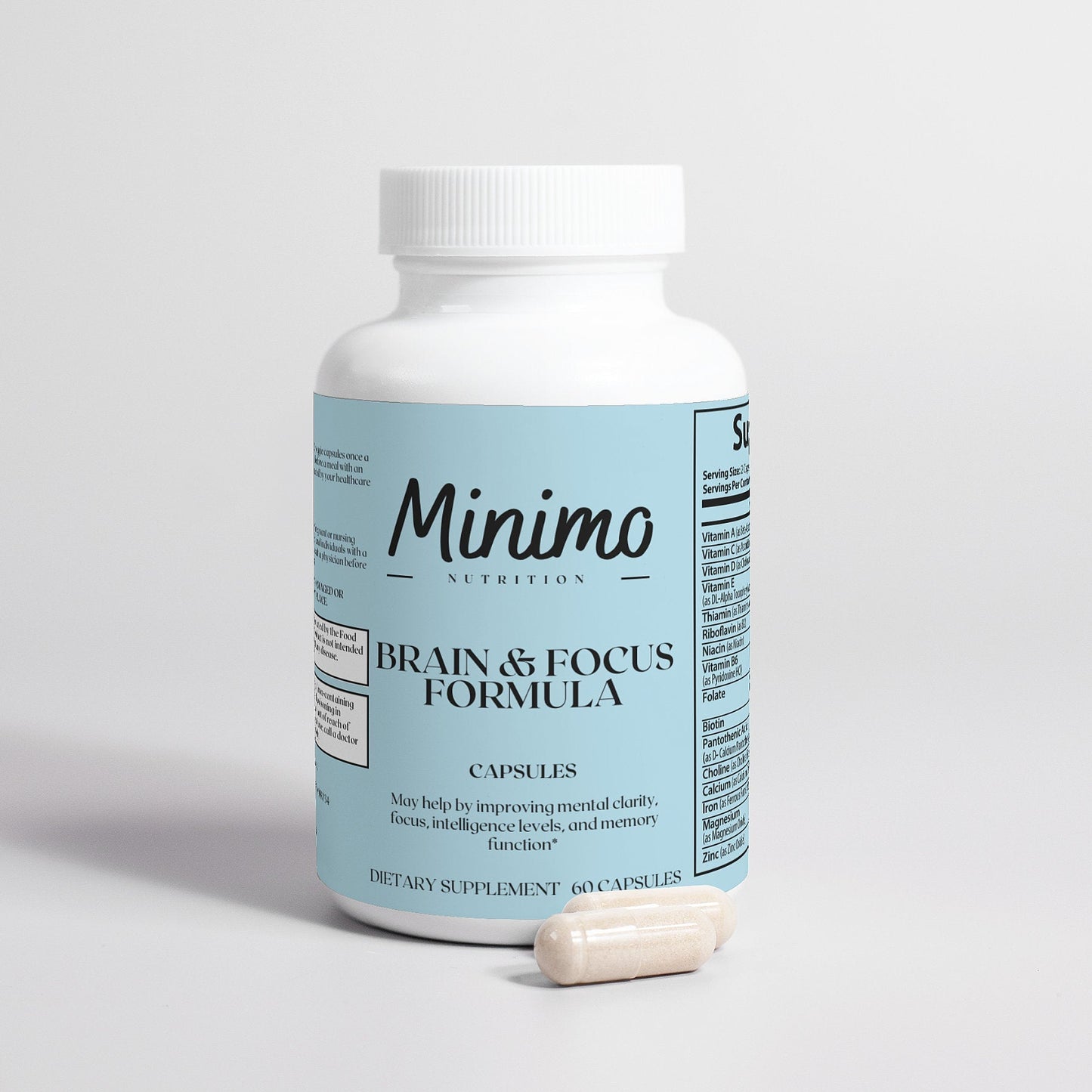 Brain & Focus Formula, 60 ct. - Concordia Style Boutique