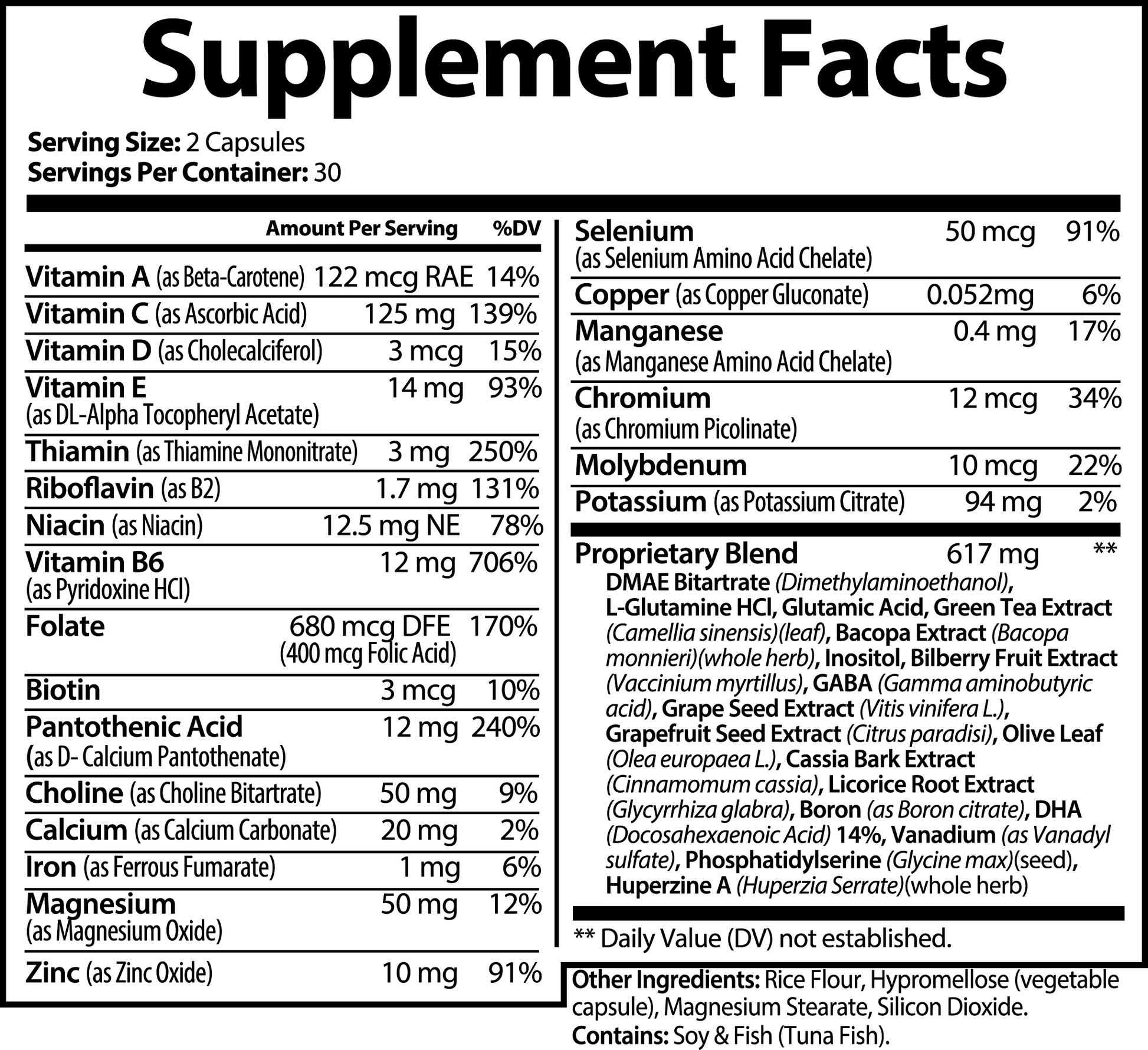 Brain & Focus Formula, 60 ct. - Concordia Style Boutique