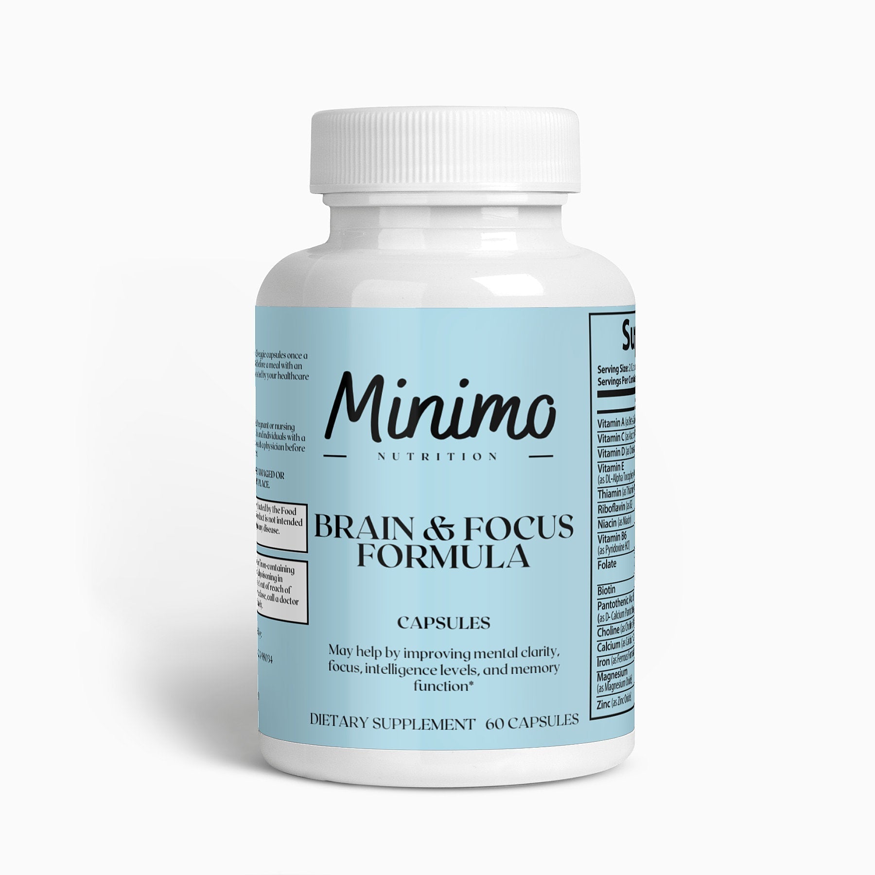 Brain & Focus Formula, 60 ct. - Concordia Style Boutique