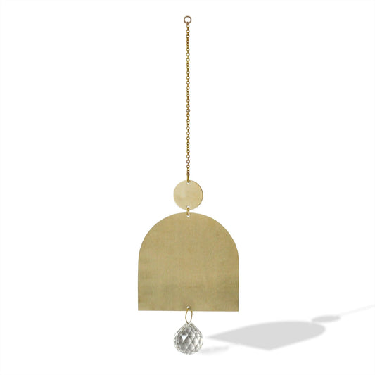 Brass Arch and Crystal Suncatcher - Concordia Style Boutique