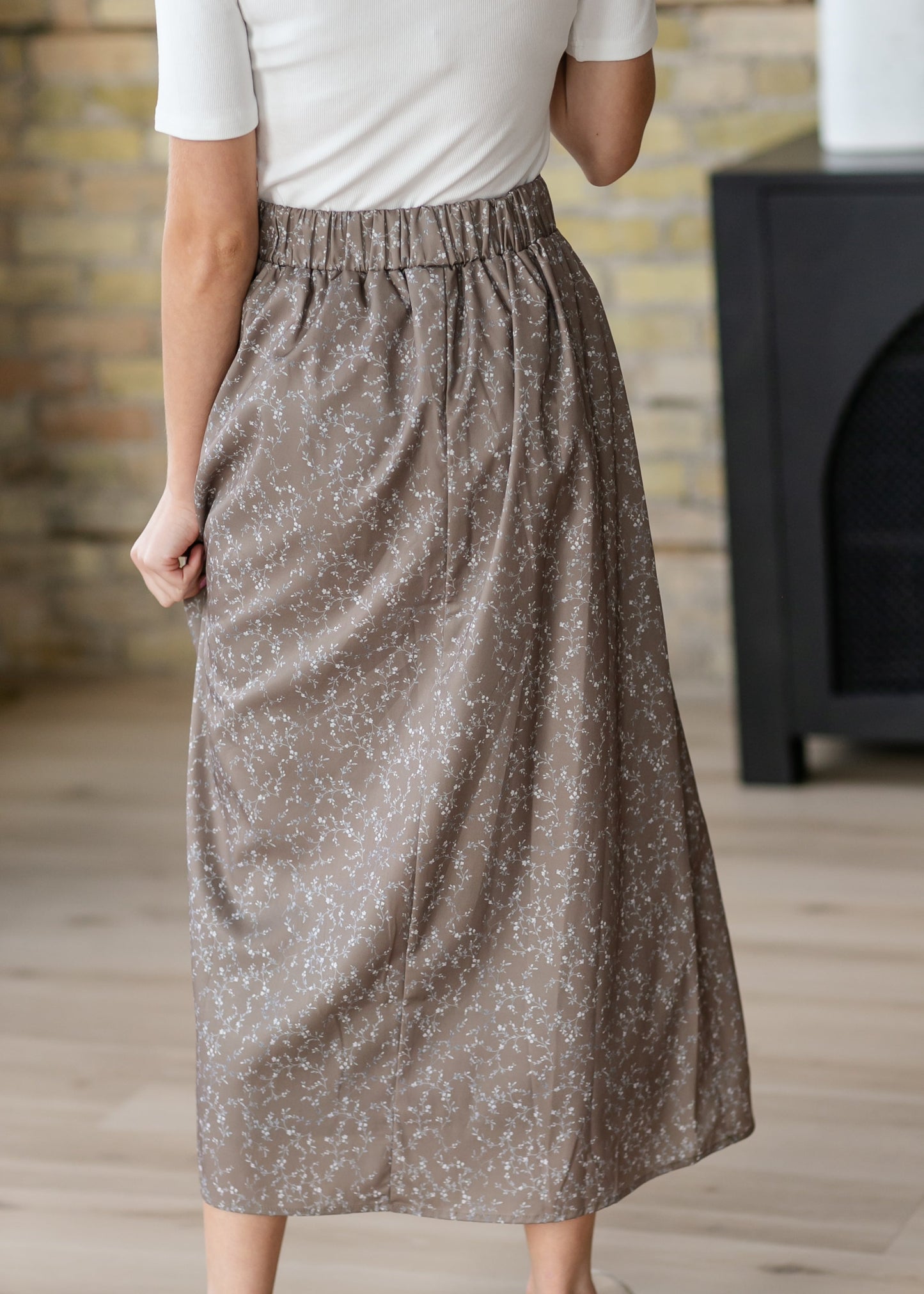 Braylyn Floral Midi Skirt