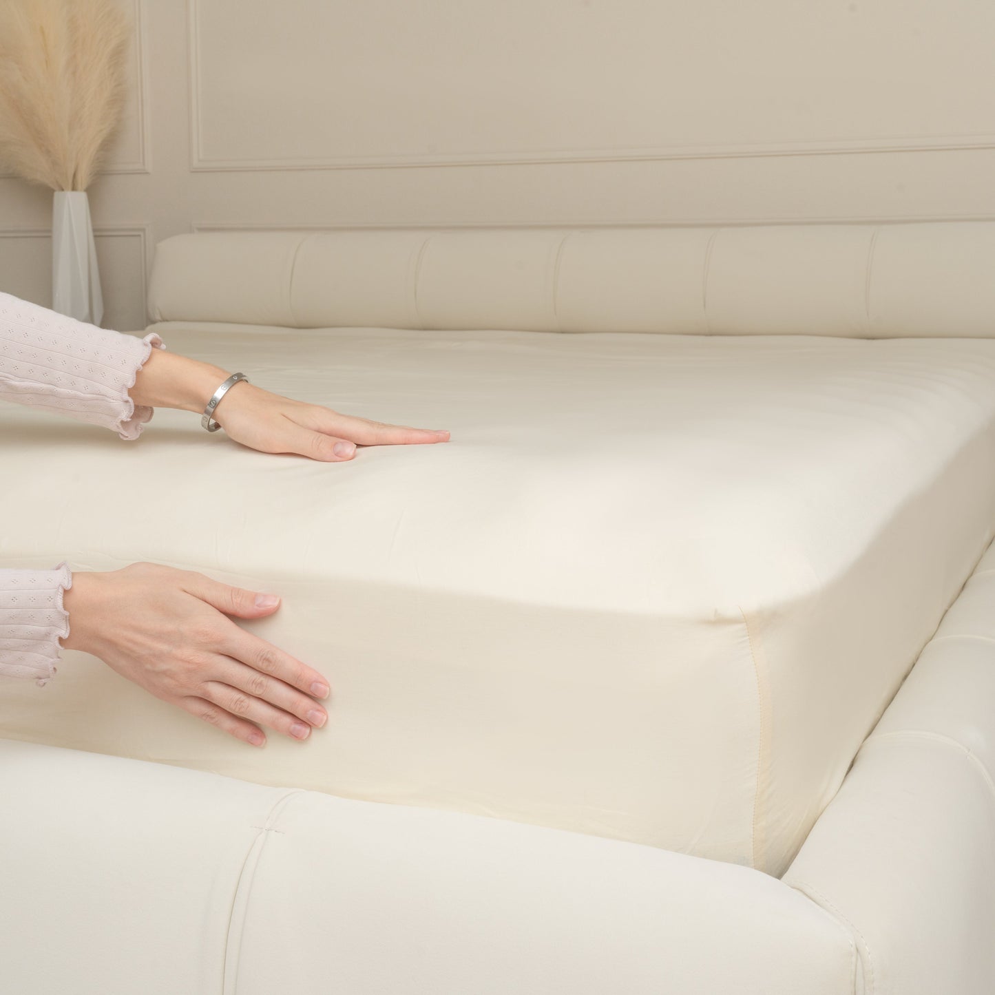 Organic Sateen Fitted Sheet - Concordia Style Boutique