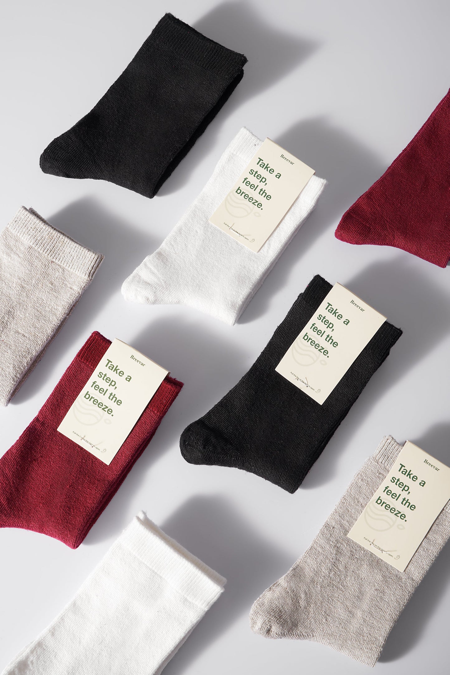 3-Pack Men's Hemp Crew Socks