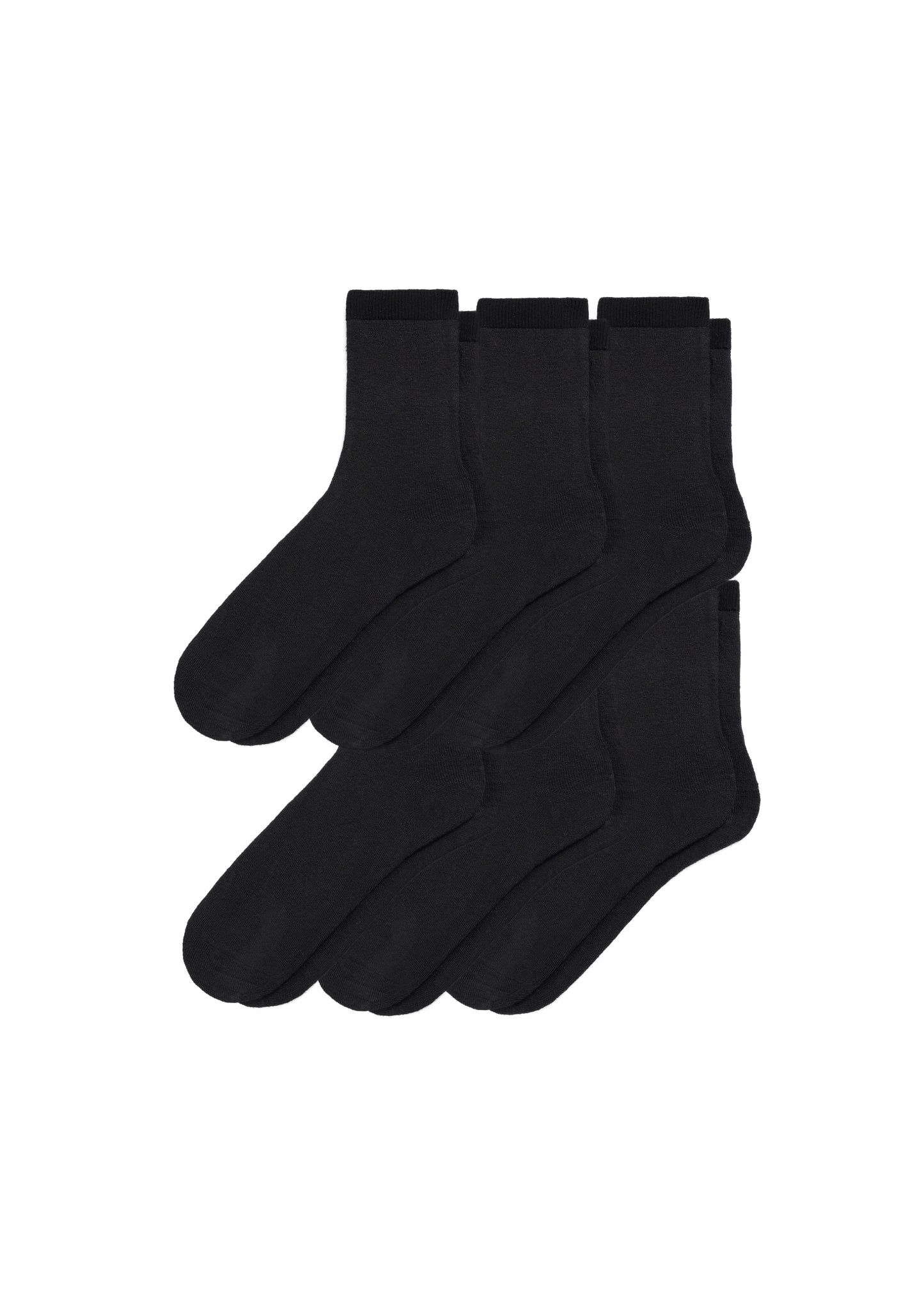 6-Pack Men's Hemp Crew Socks