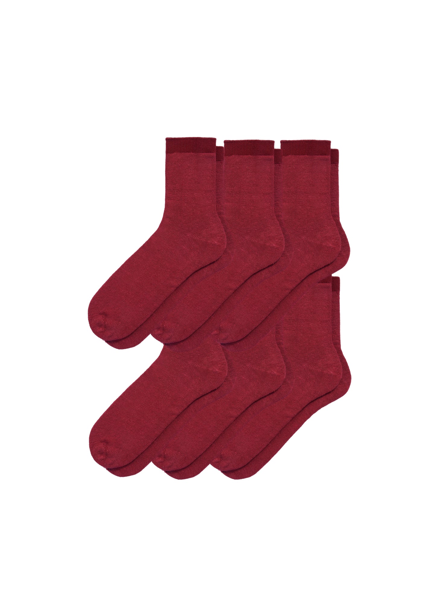 6-Pack Men's Hemp Crew Socks