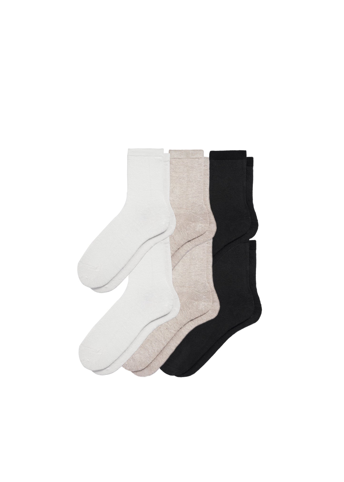 6-Pack Men's Hemp Crew Socks