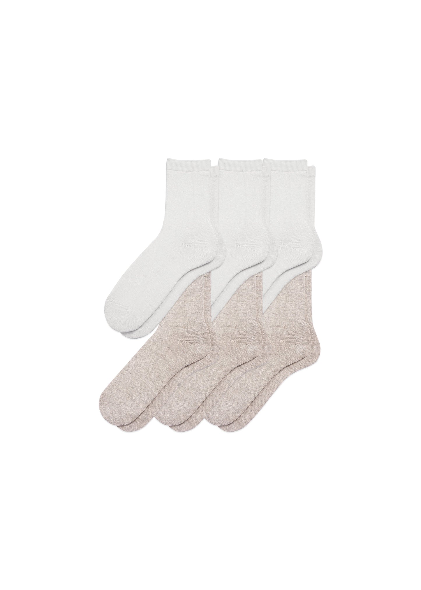 6-Pack Men's Hemp Crew Socks