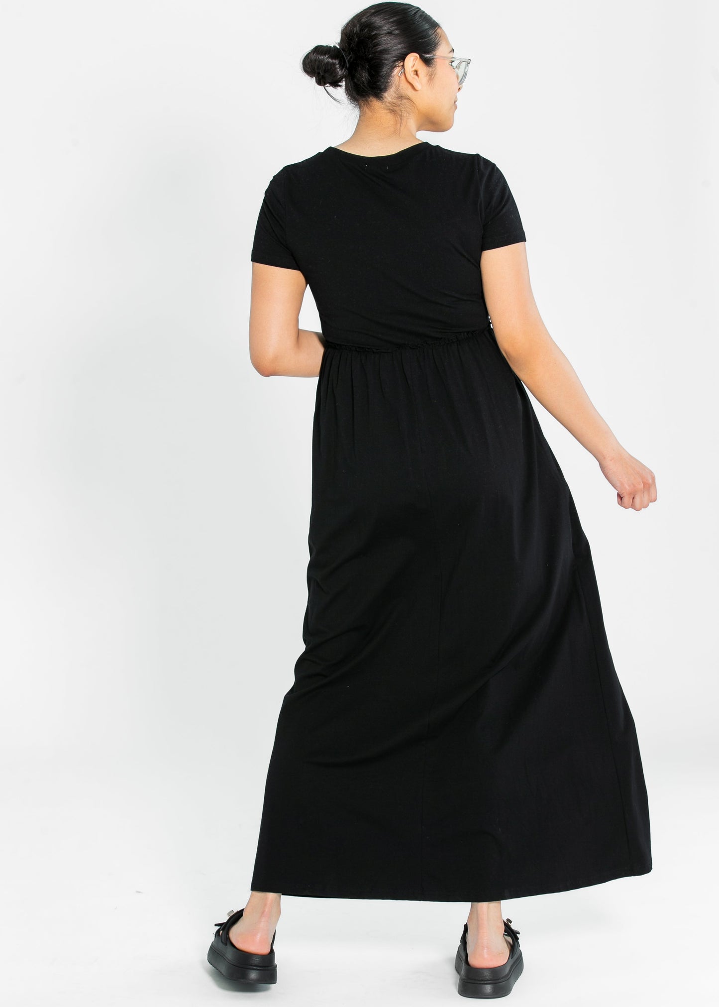 Brie Short Sleeve Maxi Dress - Concordia Style Boutique