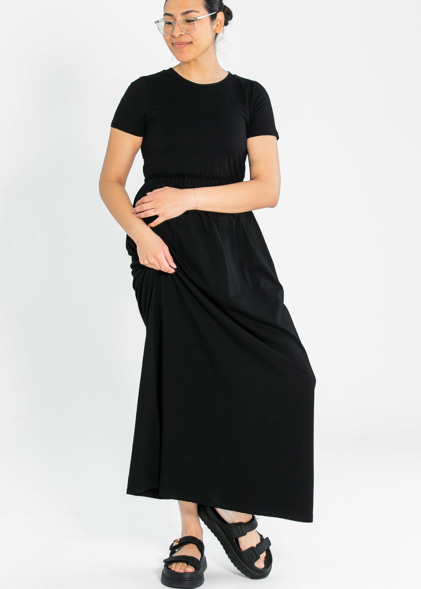Brie Short Sleeve Maxi Dress - Concordia Style Boutique