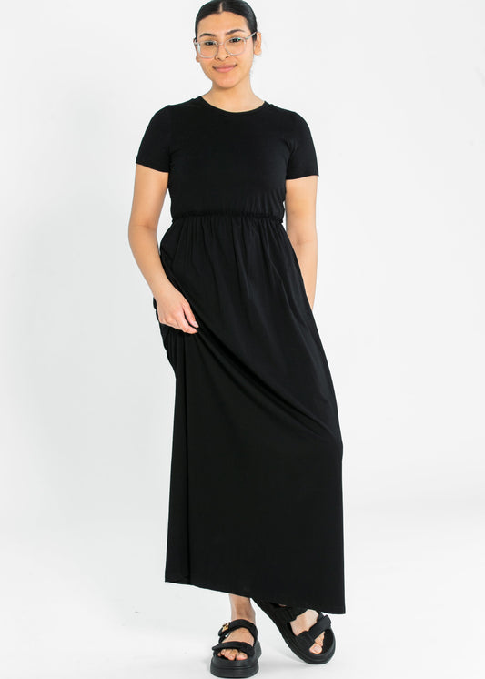 Brie Short Sleeve Maxi Dress - Concordia Style Boutique