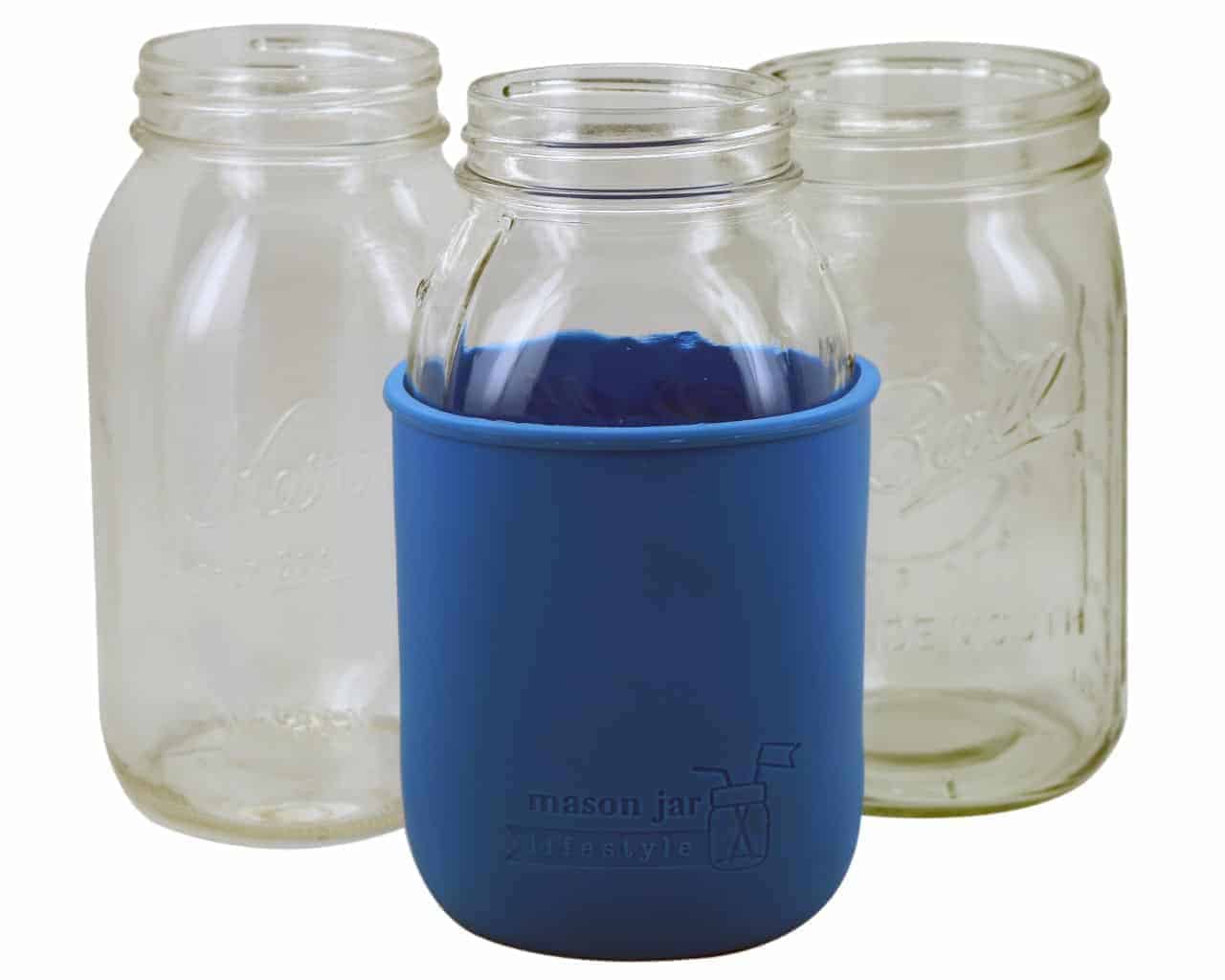 Silicone Sleeve for Quart 32oz Mason Jars - Concordia Style Boutique