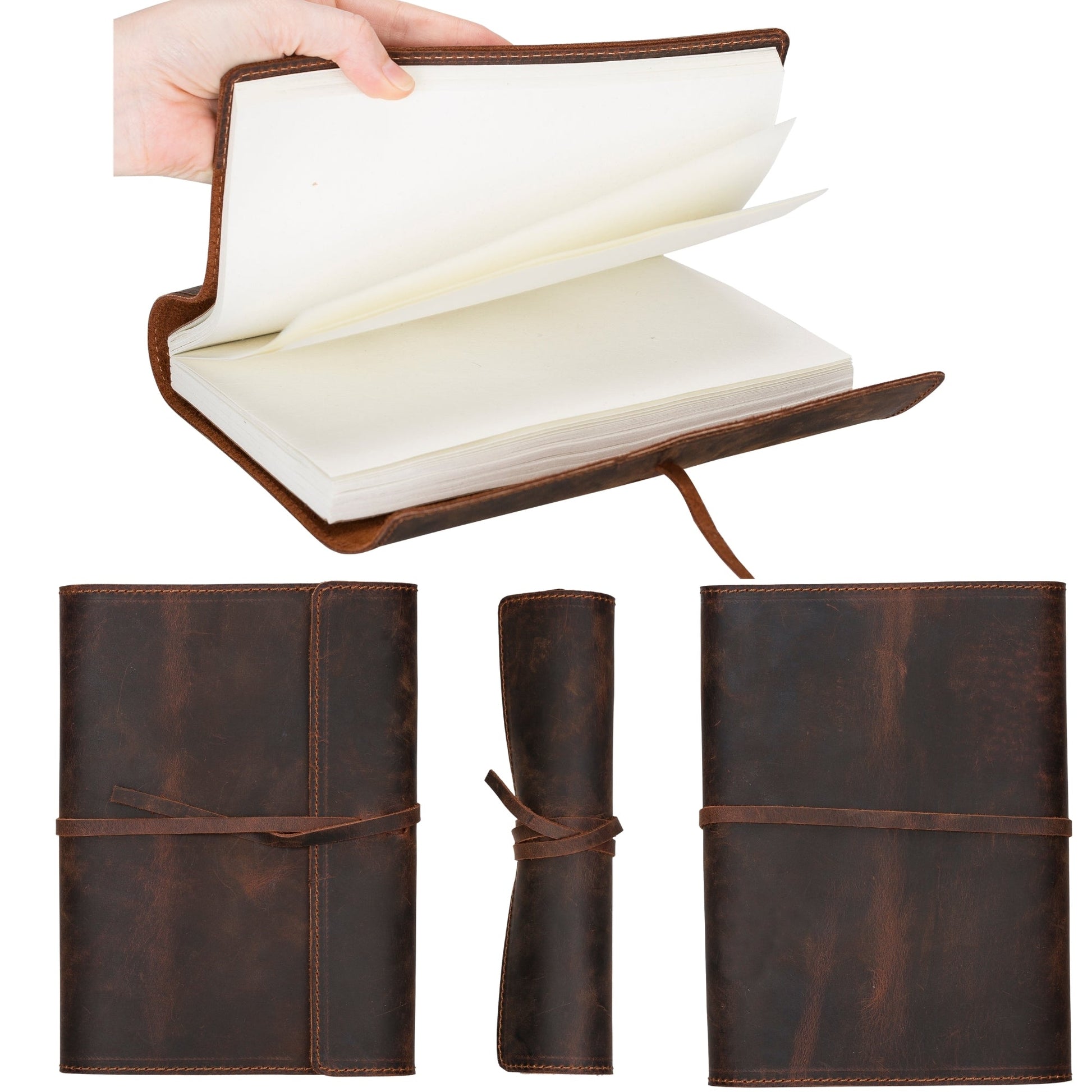 Broomfield Handcrafted Leather Diary Cover - Concordia Style Boutique