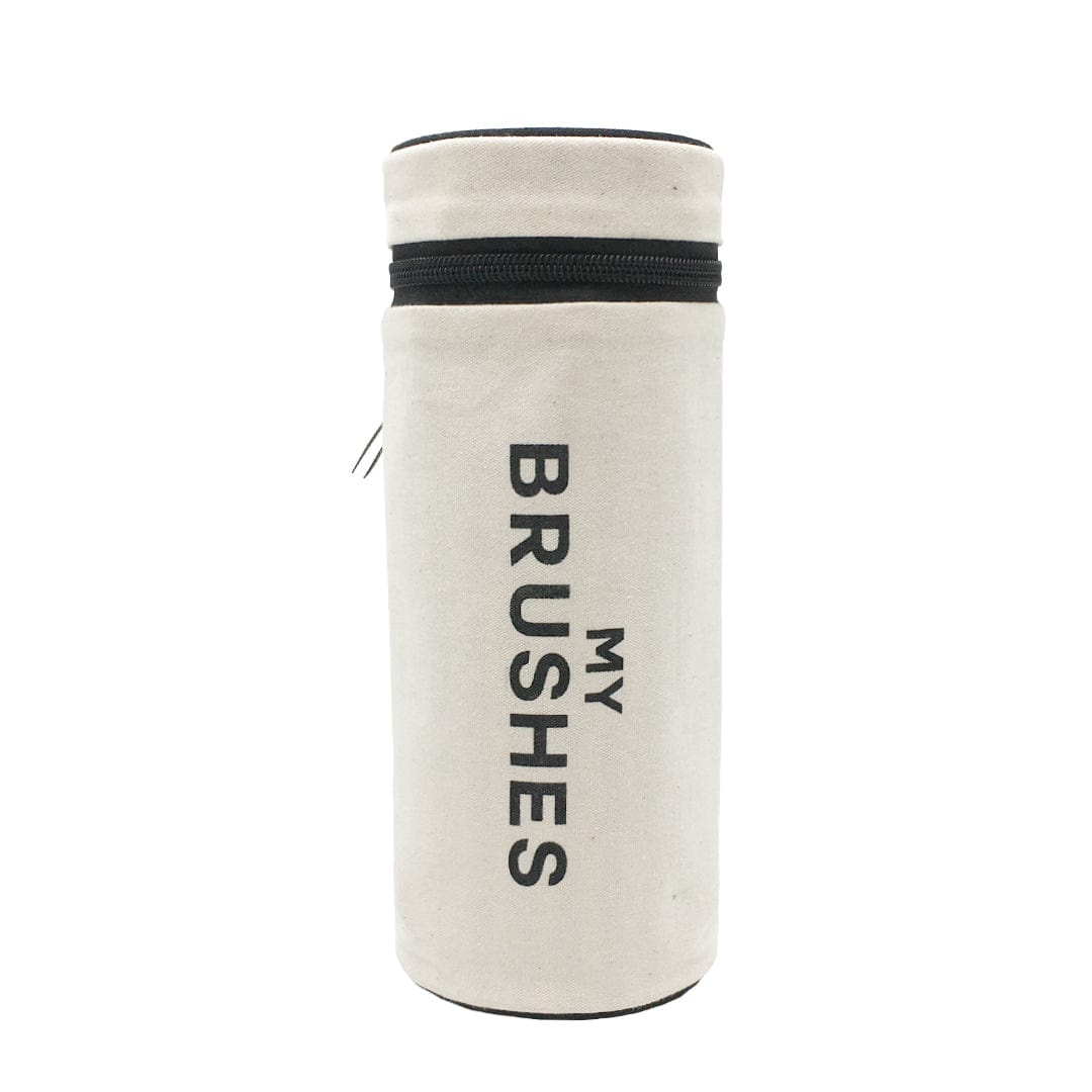 Brushes, Cylinder Case, Cream - Concordia Style Boutique