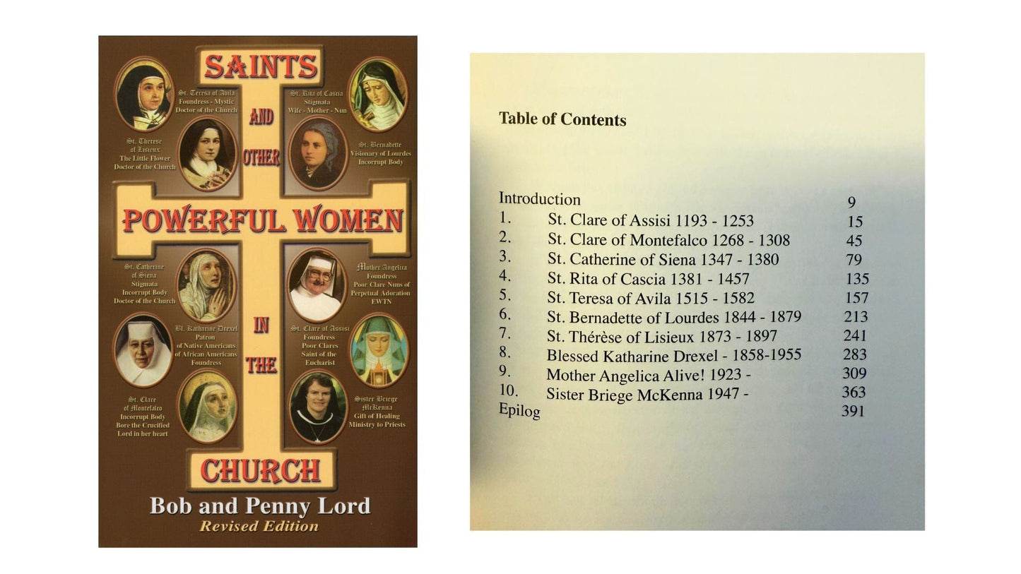 Saints and Other Powerful Women in the Church Book