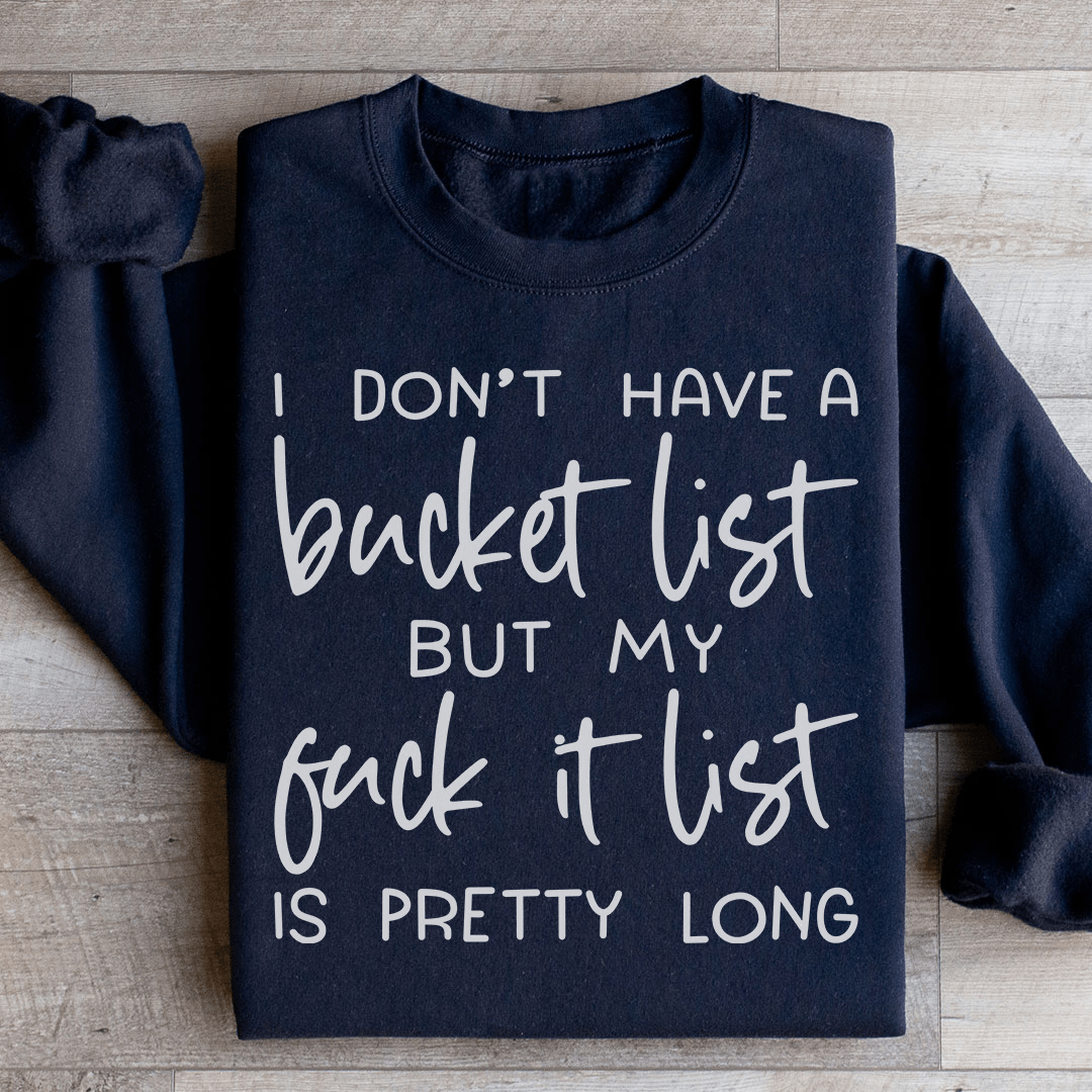 Bucket List Sweatshirt - Concordia Style Boutique