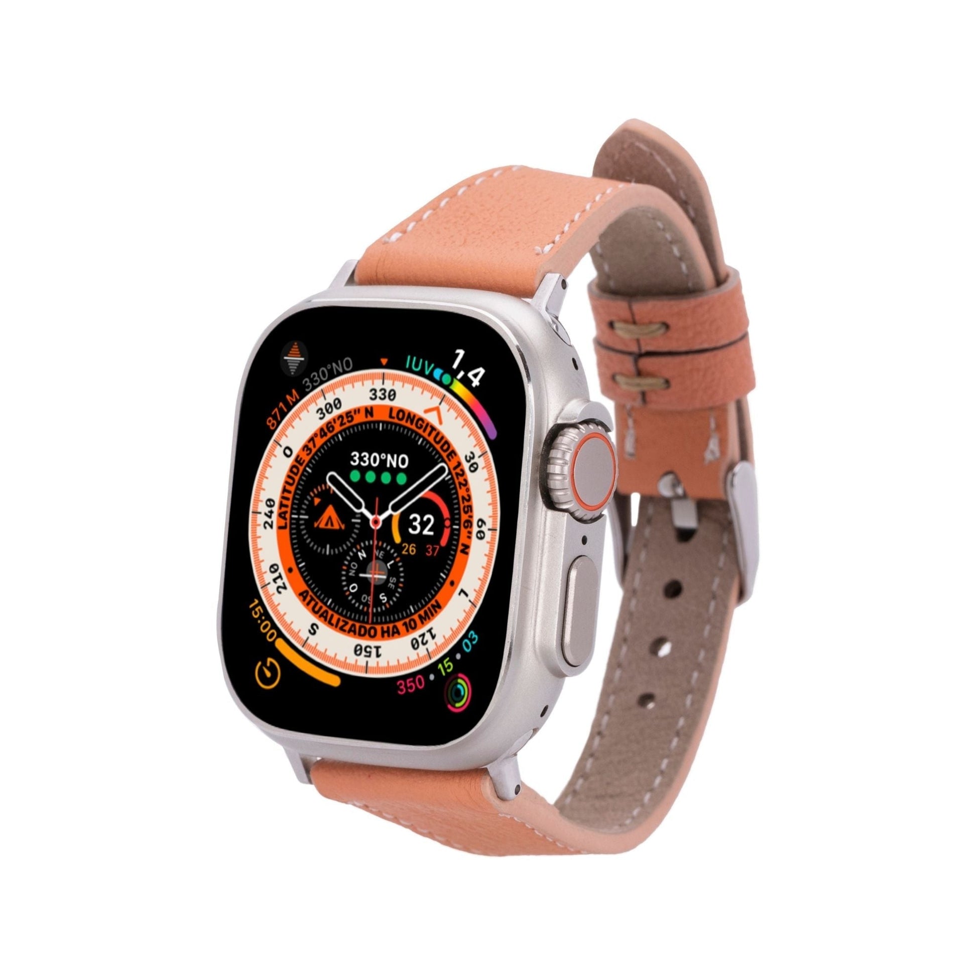 Buford Slim Leather Bands for Apple Watch 9, Ultra 2 & SE - Concordia Style Boutique