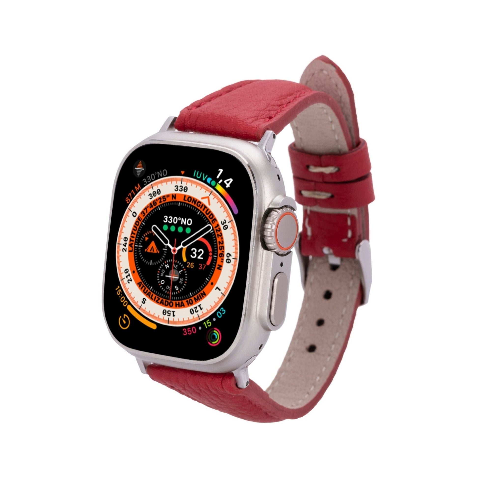 Buford Slim Leather Bands for Apple Watch 9, Ultra 2 & SE - Concordia Style Boutique
