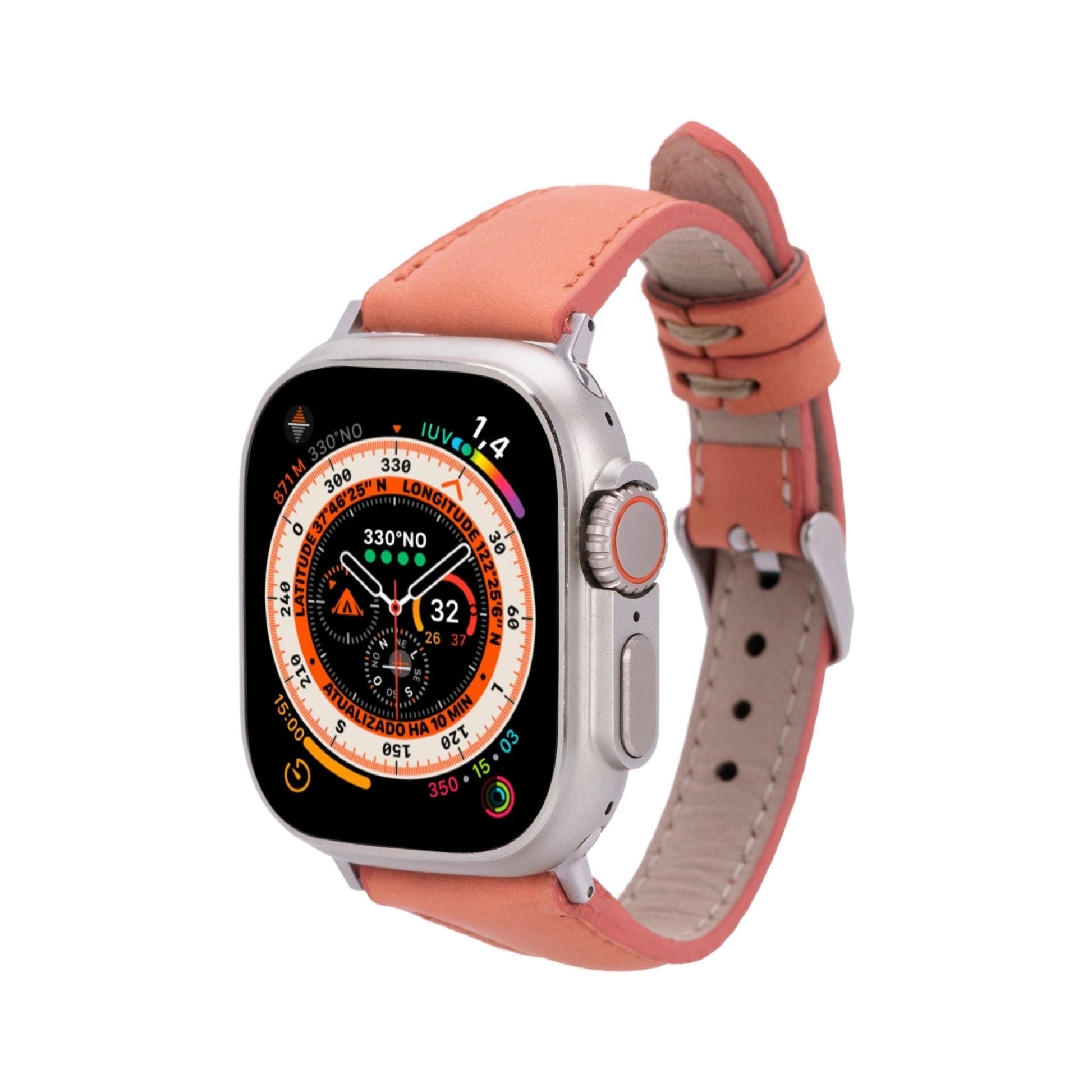 Buford Slim Leather Bands for Apple Watch 9, Ultra 2 & SE - Concordia Style Boutique