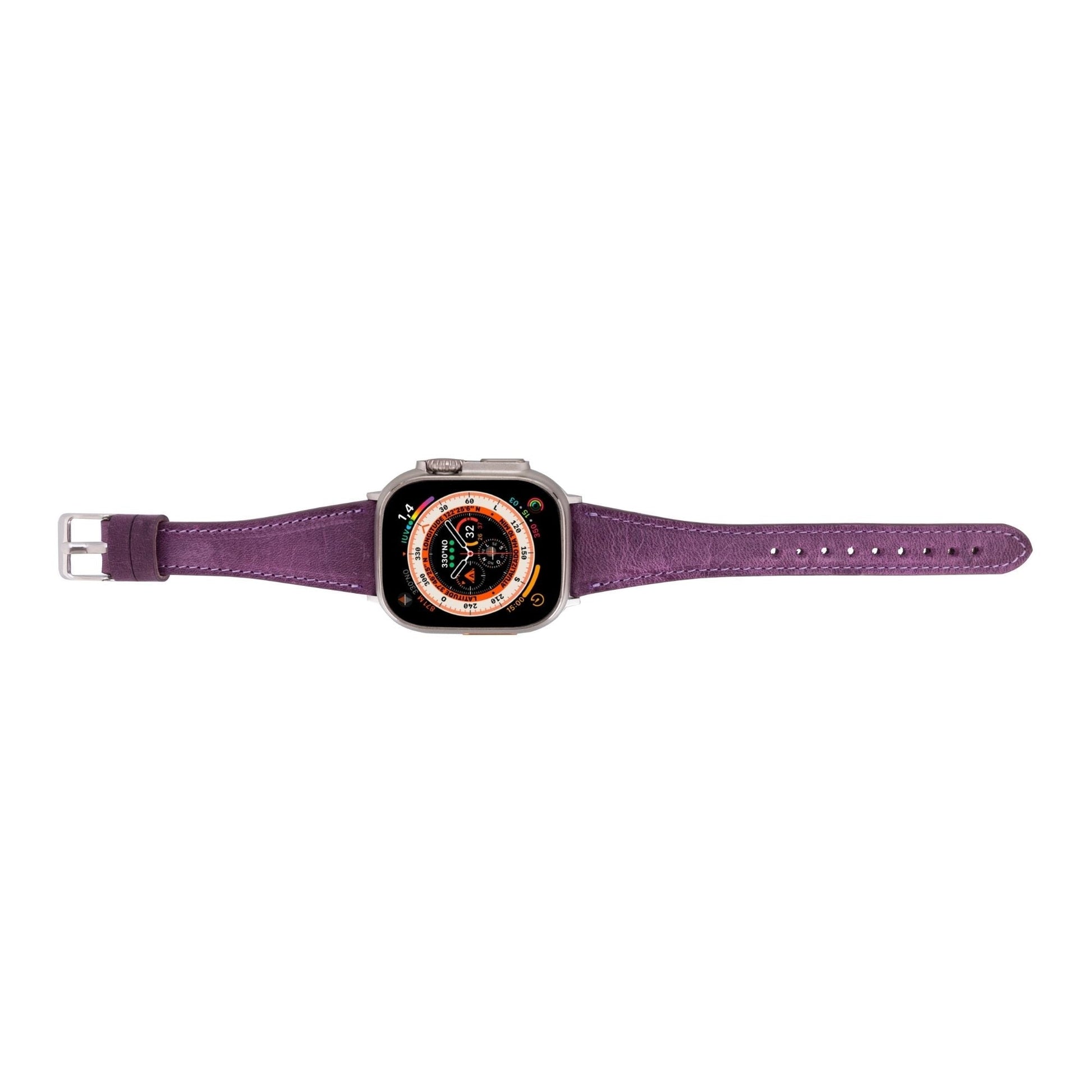 Buford Slim Leather Bands for Apple Watch 9, Ultra 2 & SE - Concordia Style Boutique